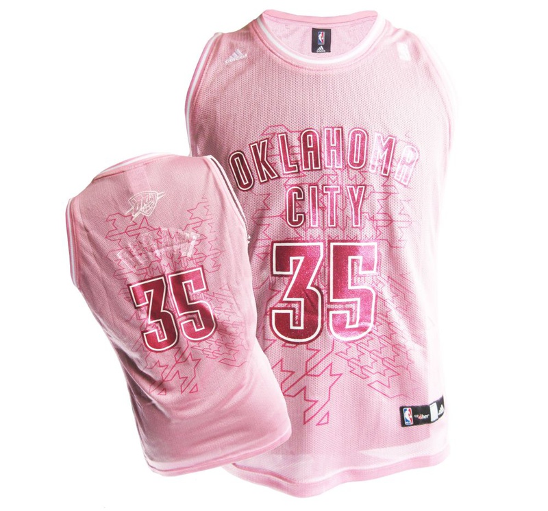 2012 New style NBA Oklahoma City Thunder 35 Kevin Durant Womens Adidas Jerseys